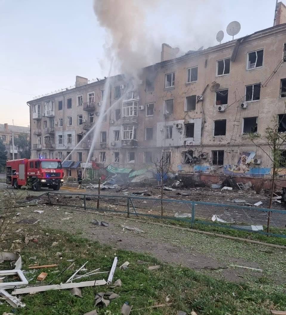Подследствия бомбардровки Краматорска