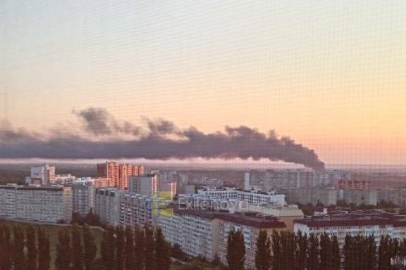 Фото: пожар на нефтебазе в Ставрополье / Exilenova+