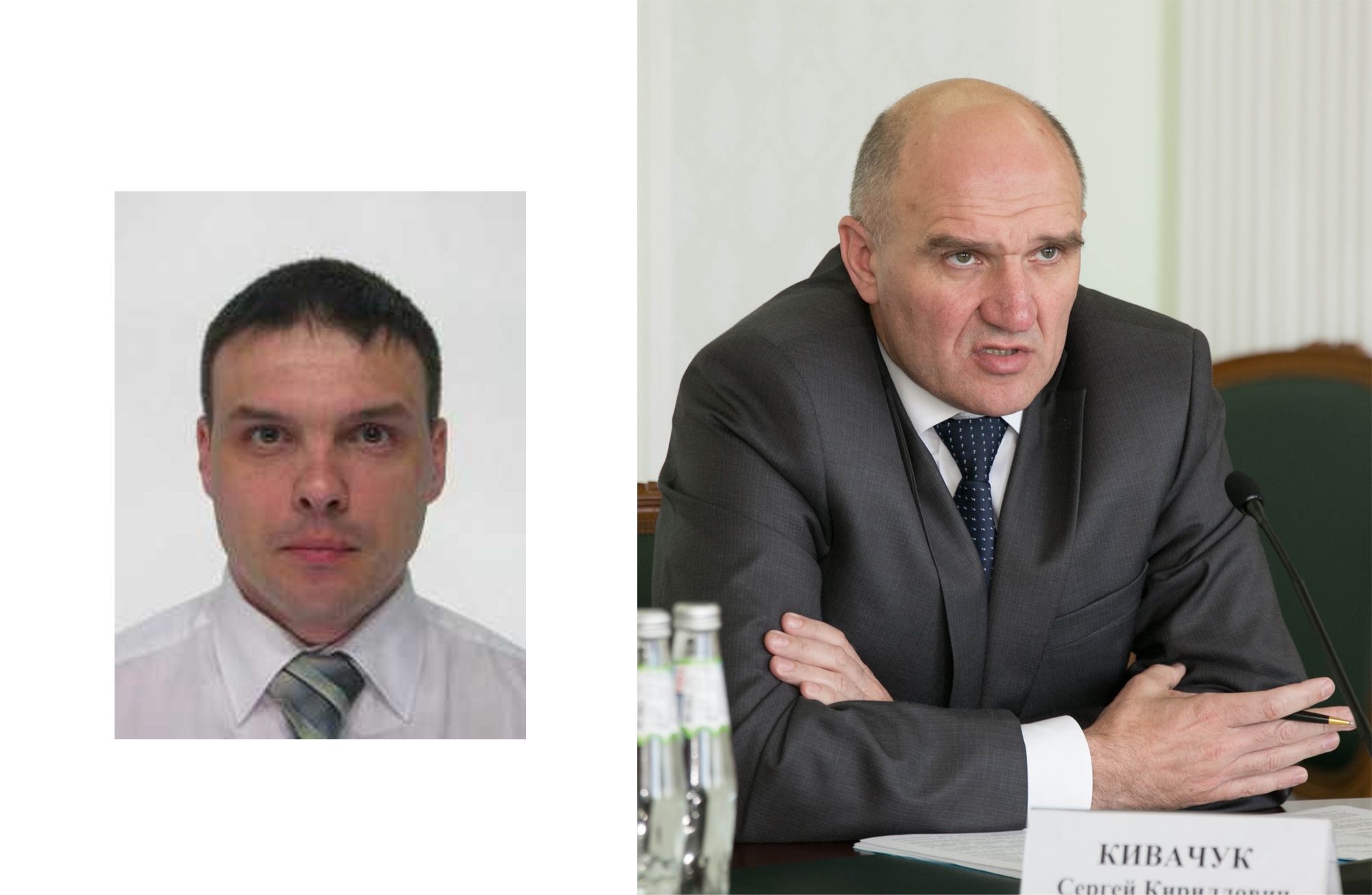 Слева Виталий Кучерук, справа Сергей Кивачук