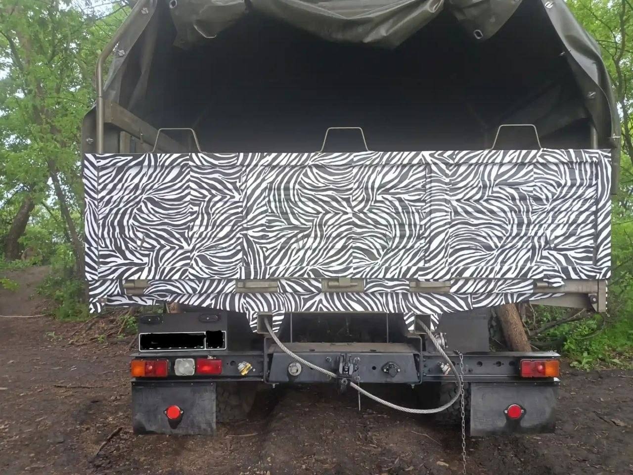 Российские военные «зебровозы»
